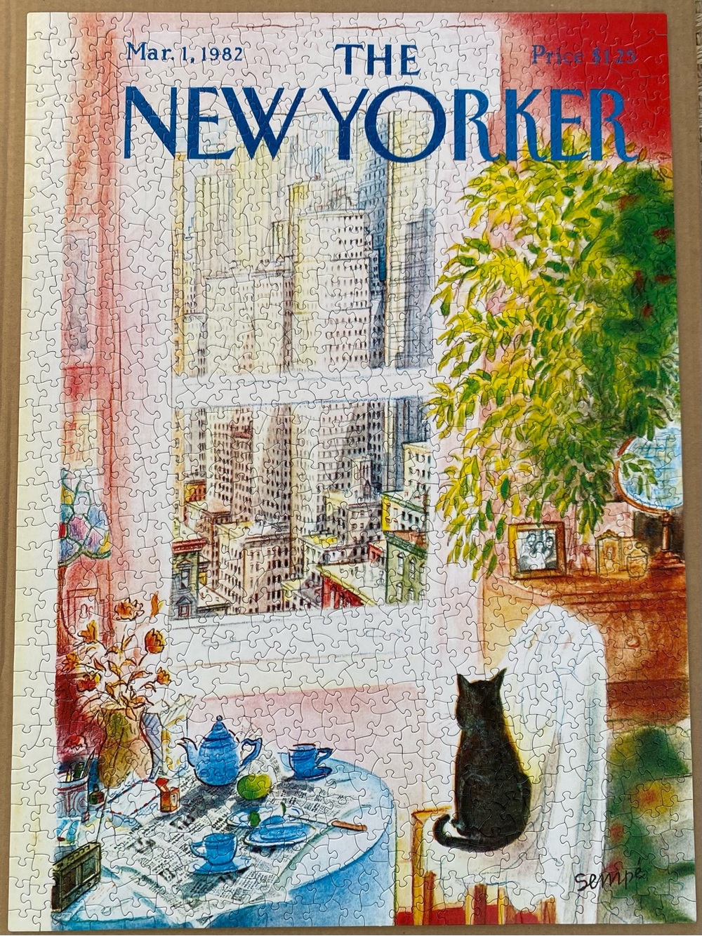 The New Yorker Cat’s Eye View Puzzle Complete 1000 Piece - Picture 3 of 11